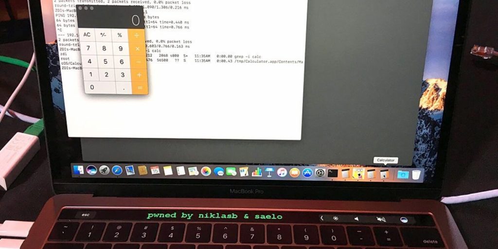 Хакеры взломали Safari и вывели сообщение на Touch Bar нового MacBook Pro