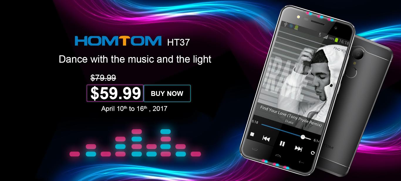 HOMTOM HT37 — обзор смартфона с цветомузыкой