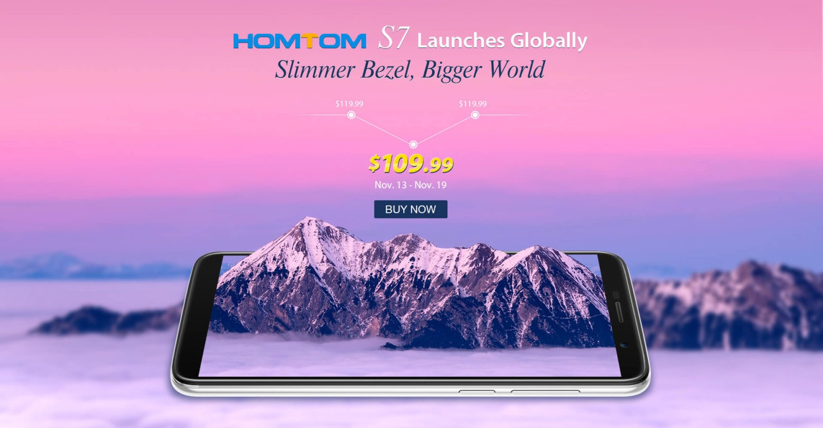 S7 — новый смартфон компании HOMTOM