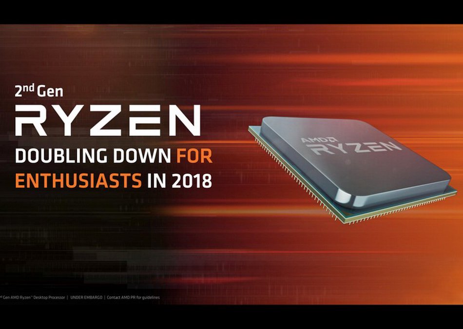 AMD представила второе поколение процессоров Ryzen