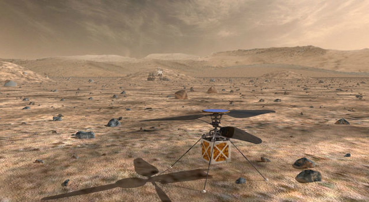 NASA отправит вертолет на Марс