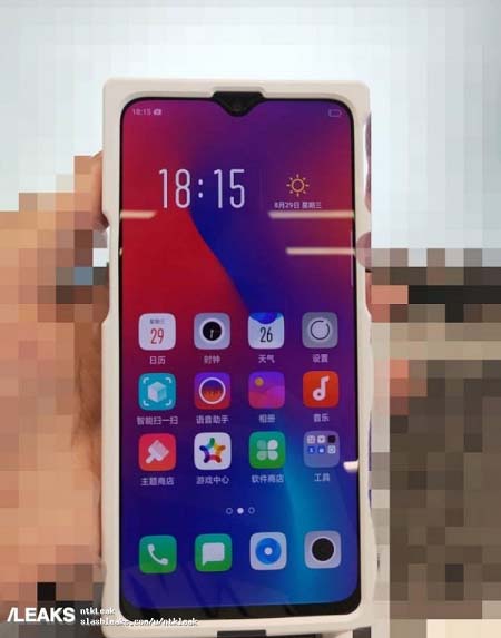 Еще не представленный Oppo K1 показали на 