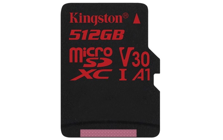 Вместимость microSD-карт Kingston Canvas React достигает 512 Гбайт