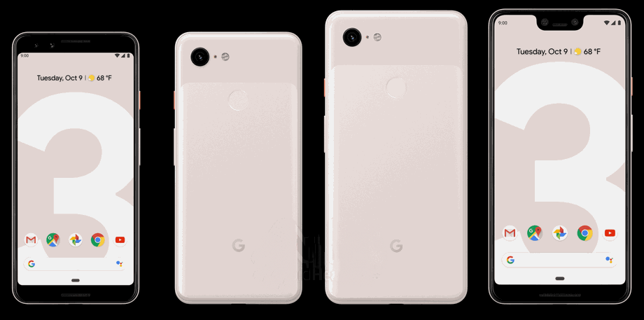 В сети появилось изображение Google Pixel 3/3 XL в новом цвете
