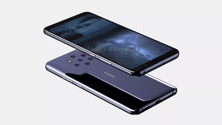 Флагман Nokia 9 с пятью камерами на 3D-рендерах и видео