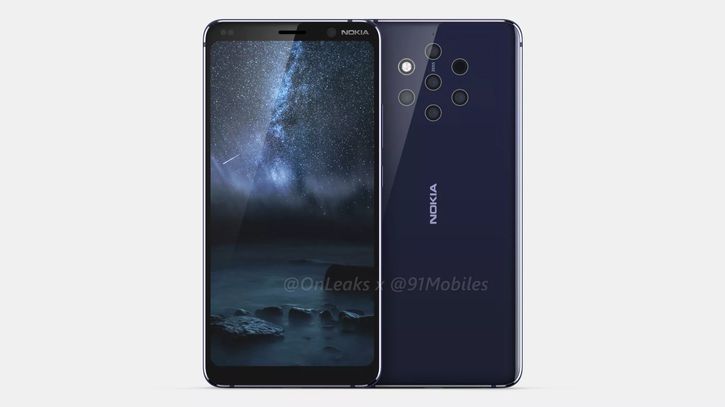 Флагман Nokia 9 с пятью камерами на 3D-рендерах и видео