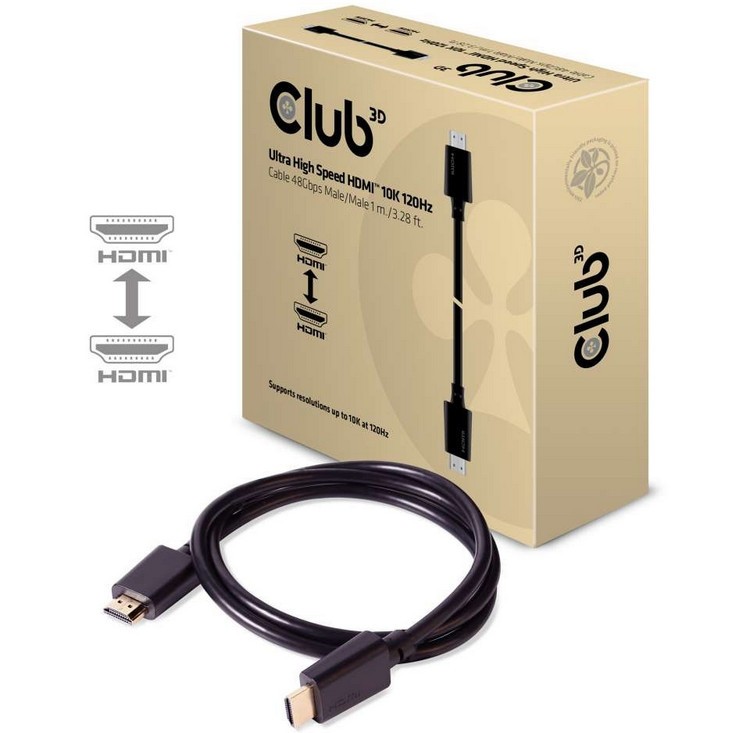 Club 3D представила первые в мире кабели HDMI 2.1