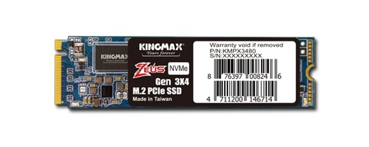 Kingmax Zeus PX3480: твердотельный накопитель ёмкостью до 1 Тбайт