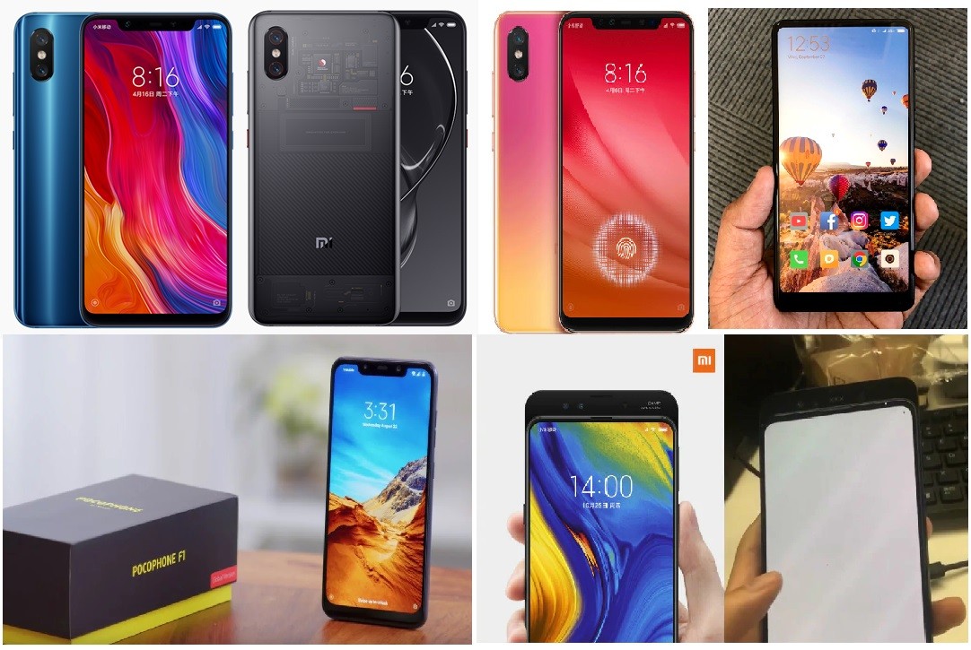 Шесть флагманских смартфонов Xiaomi 2018 года