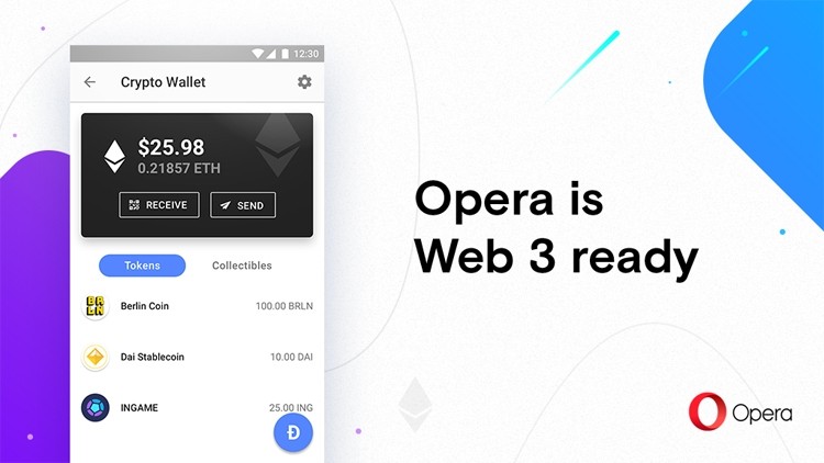 Opera представила первый Android-браузер с поддержкой Web 3