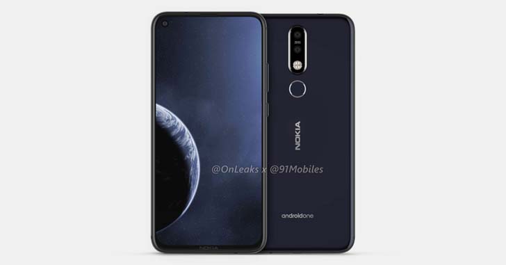 Смартфон Nokia с «дырявым» дисплеем на фото и видео