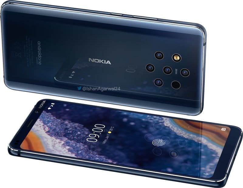 Опубліковано фото прототипу п’ятикамерного Nokia 9 Pureview