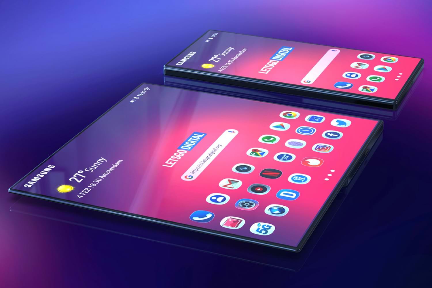Samsung планує представити гнучкий смартфон Galaxy Fold 2
