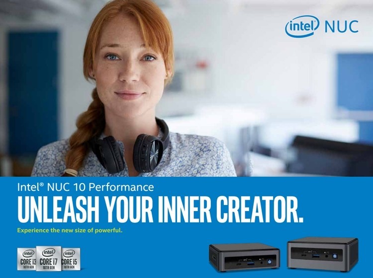 Неттопы Intel NUC 10 на платформе Comet Lake представлены официально