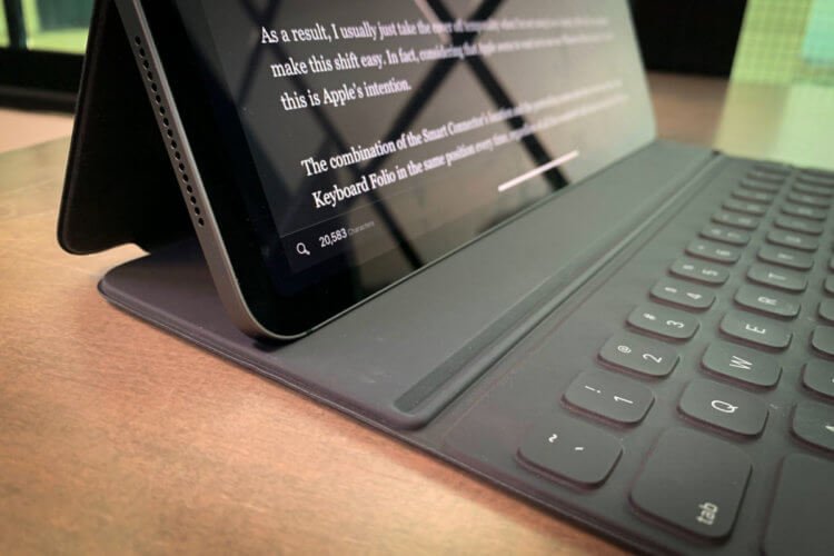 Известны технические подробности новой клавиатуры для iPad