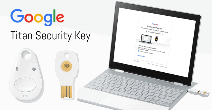 Ключі безпеки Titan від Google вже доступні