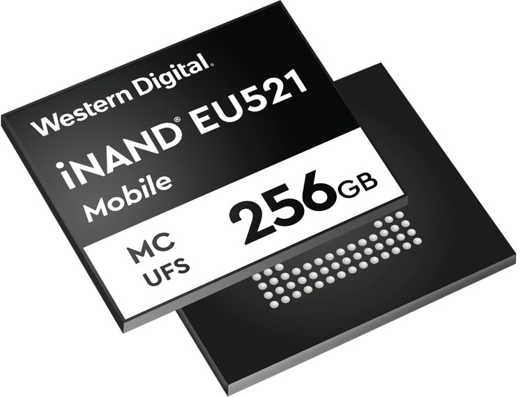 Western Digital iNAND MC EU521: модулі пам’яті UFS 3.1 для 5G-смартфонів