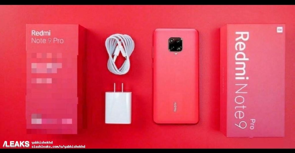 Redmi Note 9 Pro на фото впервые показан в красном цвете