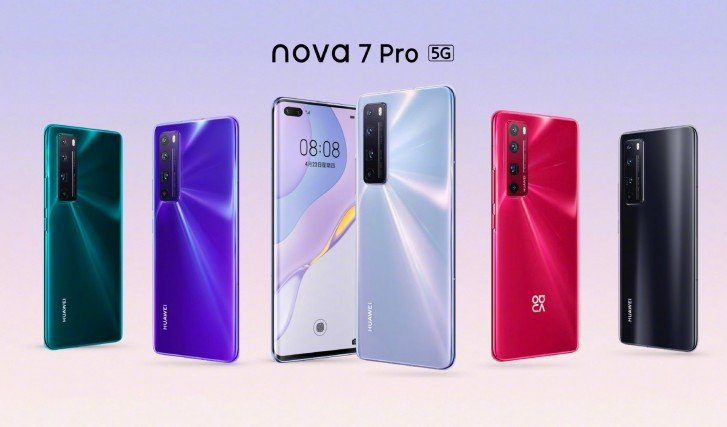 Представлені смартфони Huawei nova 7, nova 7 Pro і nova 7 SE