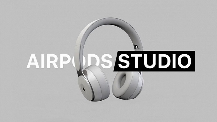 Навушники Apple AirPods Studio на «живому» фото