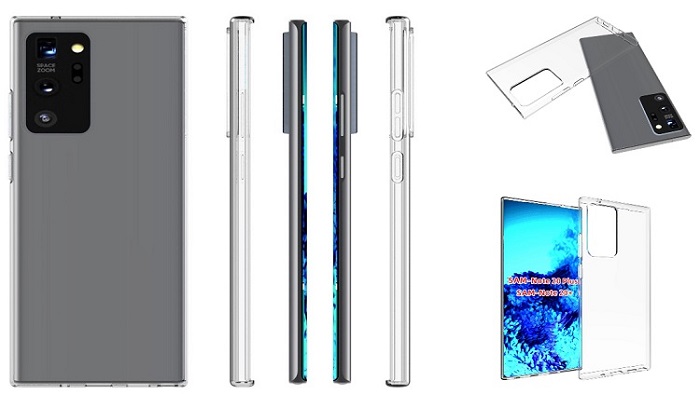 Рендери чохлів для Galaxy Note 20+ розкривають подробиці про дизайн смартфона