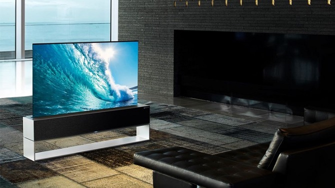 LG випустила перший в світі телевізор-рулон