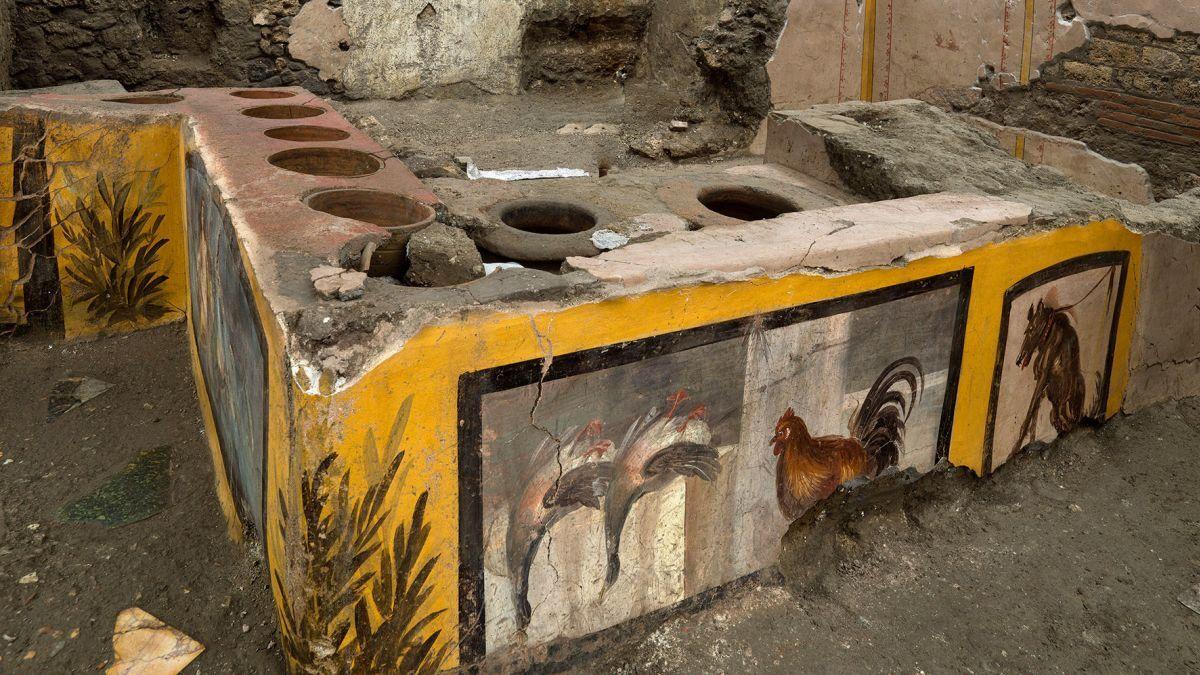 В Помпеї розкопали давньоримську закусочну