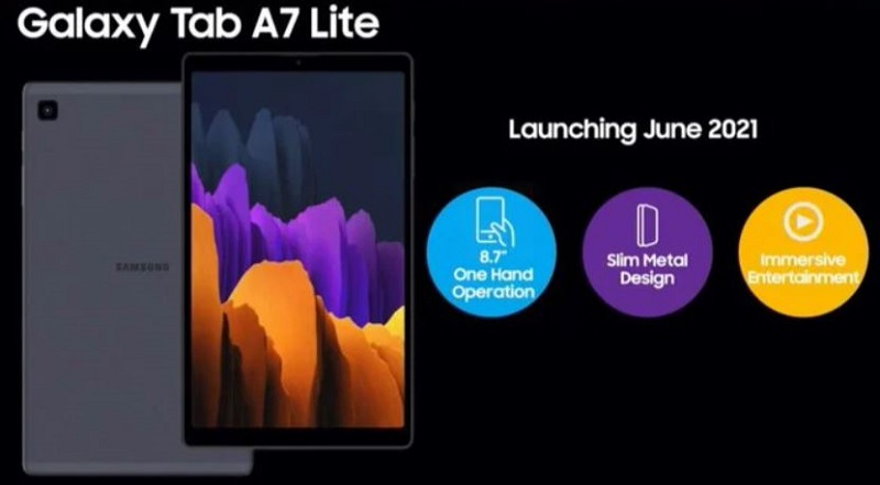 Відомі характеристики нового планшета Samsung Galaxy Tab A7 Lite