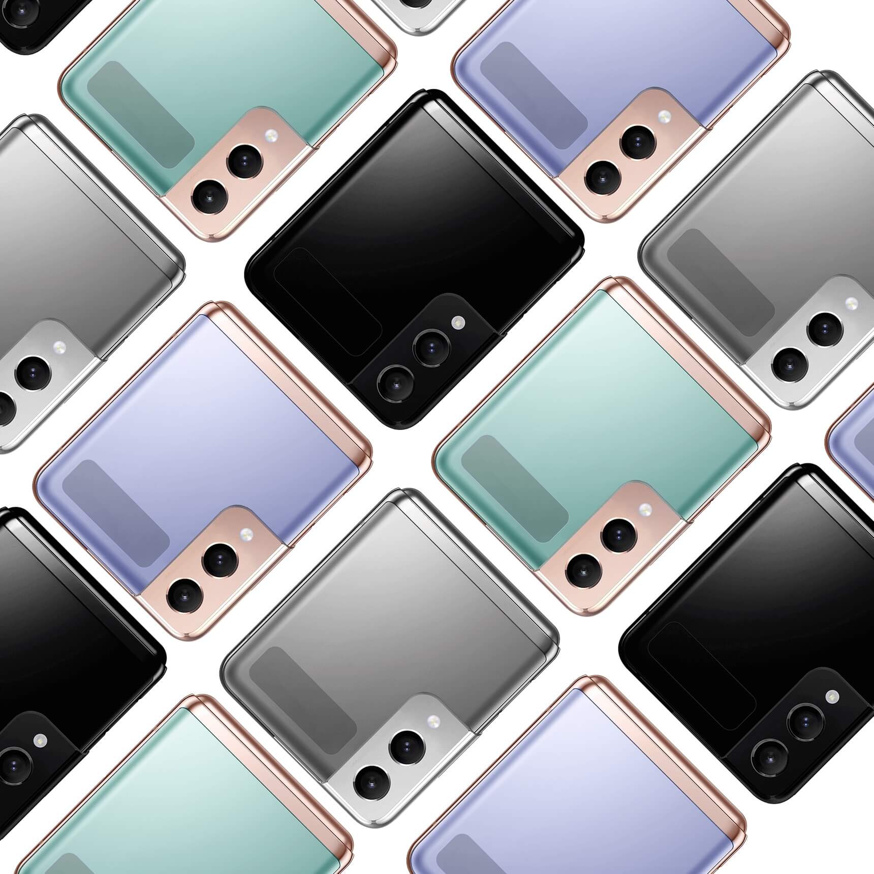 В мережі опублікували якісний рендер нового гнучкого смартфона Samsung в різних кольорах