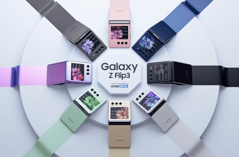 Рендери розкрили дизайн смартфона-розкладачки Samsung Galaxy Z Flip 3