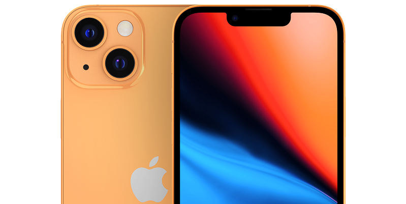 iPhone 13 в золотом і синьому кольорі на якісних рендерах