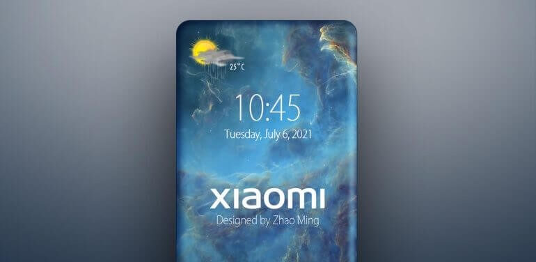 Смартфон Xiaomi з екраном, загнутим на всі чотири сторони, показали на зображенні