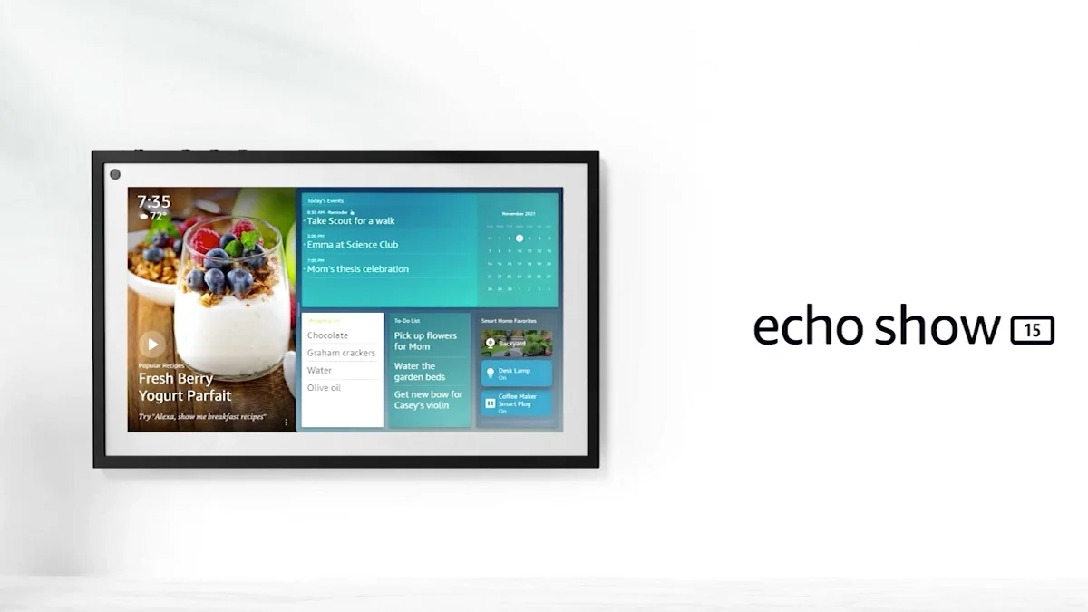 Представлений розумний дисплей Amazon Echo Show 15