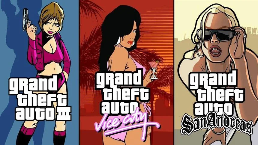 Rockstar видалила оригінальні версії GTA 3, Vice City і San Andreas з цифрових магазинів