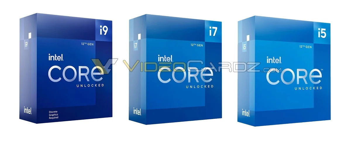 У мережі з’явилися зображення упаковки процесорів Intel Core 12