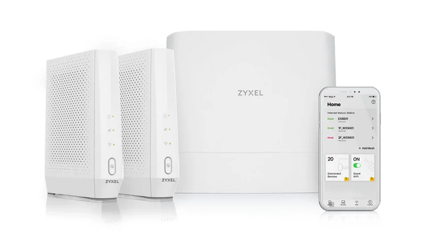 Маршрутизатор Zyxel EX5501 підтримує WiFi 6