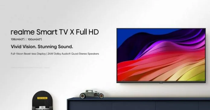 Представлені недорогі телевізори Realme Smart TV X