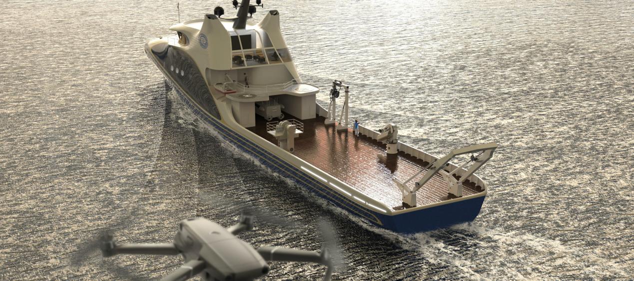 A robot ship is being prepared – a drone carrier
