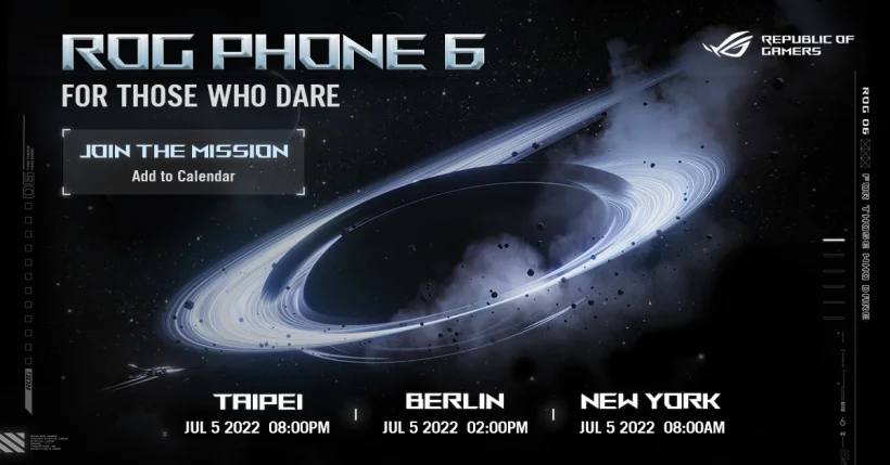 Офіційні зображення ASUS ROG Phone 6 з’явилися напередодні презентації 5 липня
