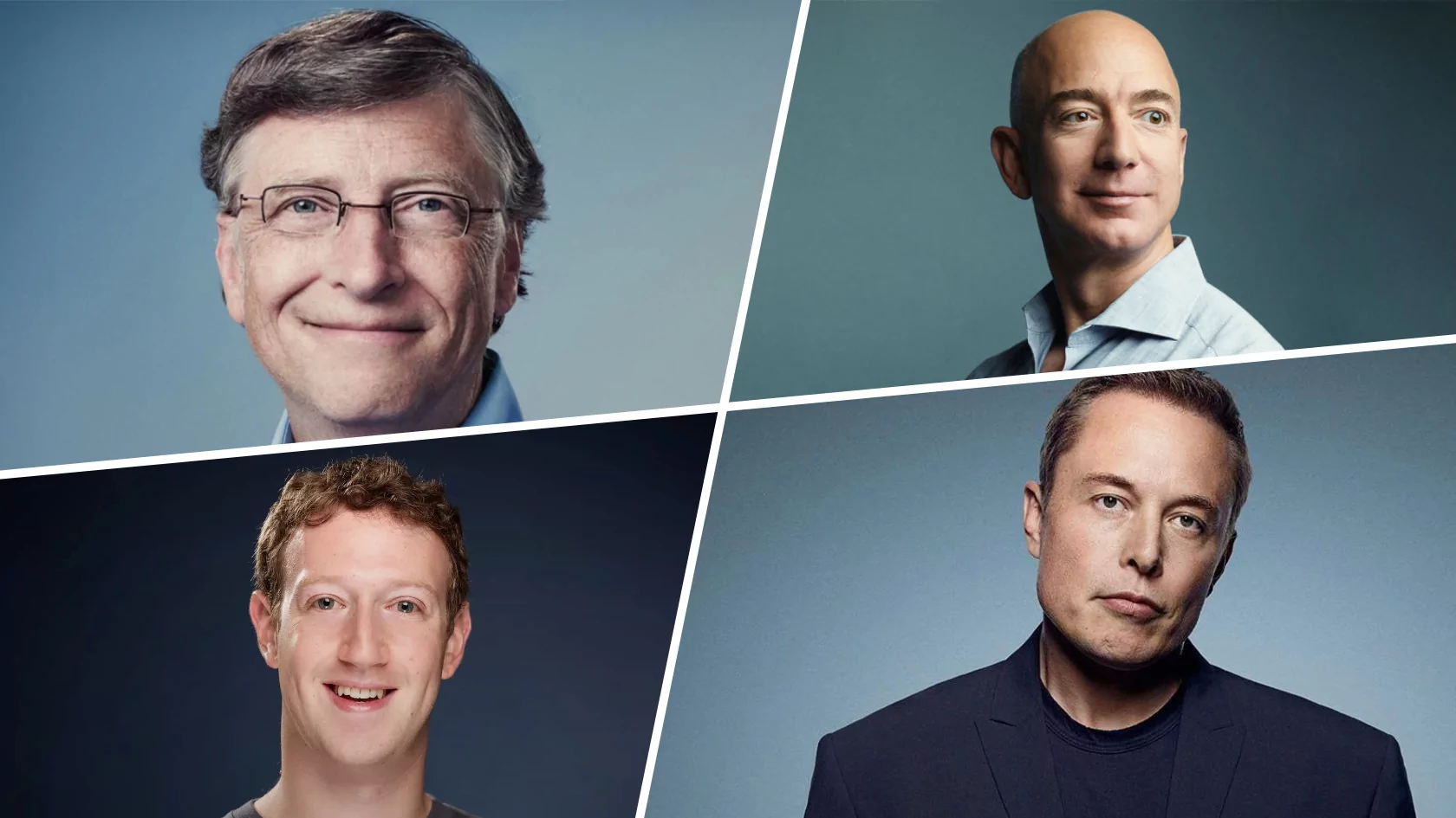Нейромережа об’єднала Гейтса, Маска, Цукерберга та Безоса в 1 обличчі