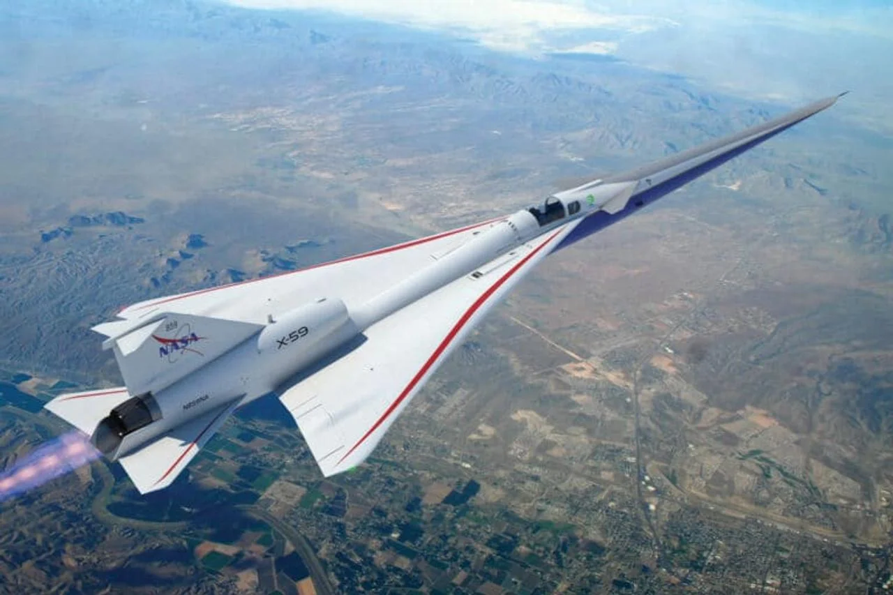 Новий надзвуковий літак X-59 зможе літати не генеруючи гучних звукових ударів