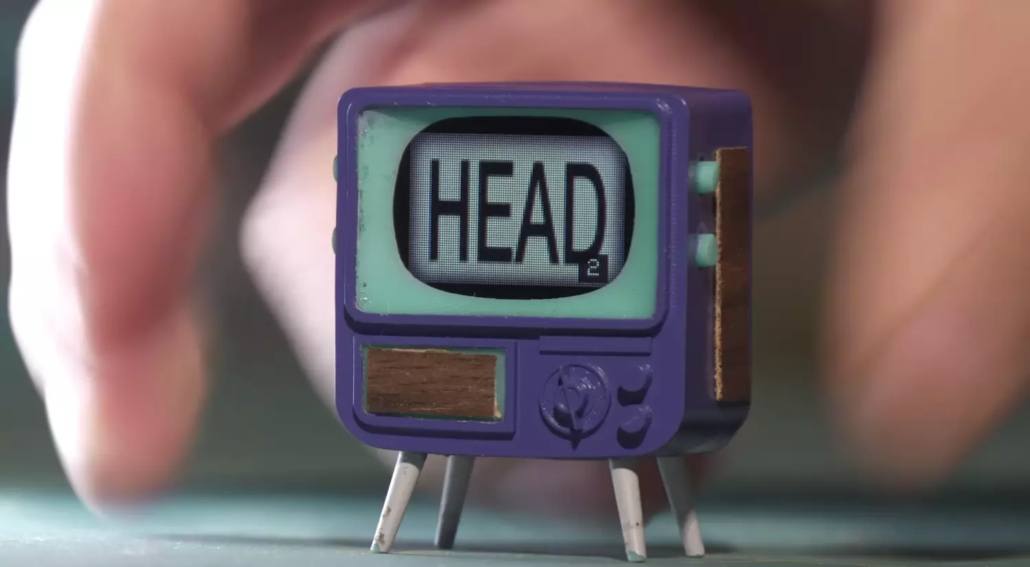 A smaller TV was created from a matchbox