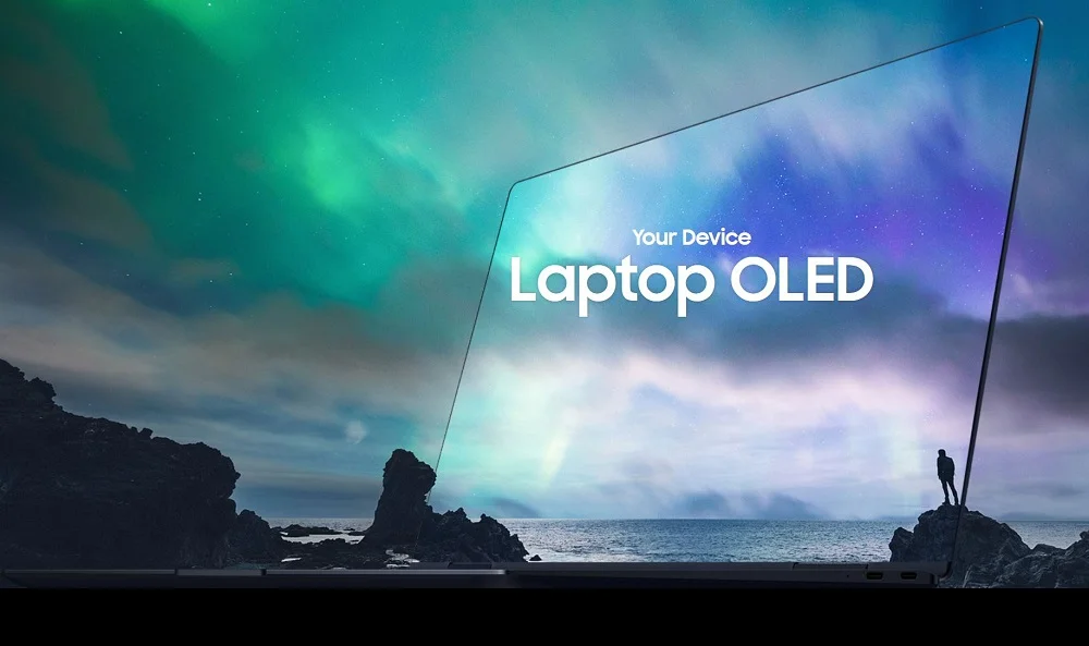 Samsung представить свій перший ноутбук із сенсорним дисплеєм OLED