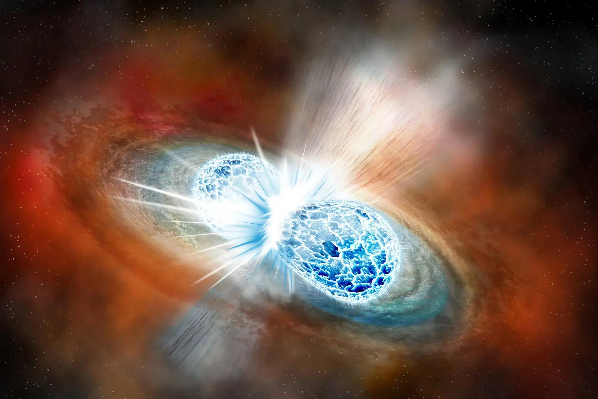 Зіткнення двох нейтронних зірок може бути смертельним для життя на Землі