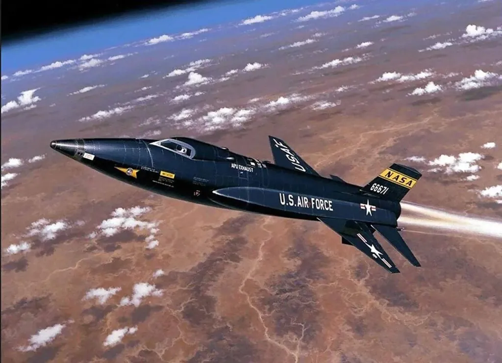 Гіперзвуковий літак Х-15 піднявся на висоту 107 км і досяг швидкості 6206 км/год