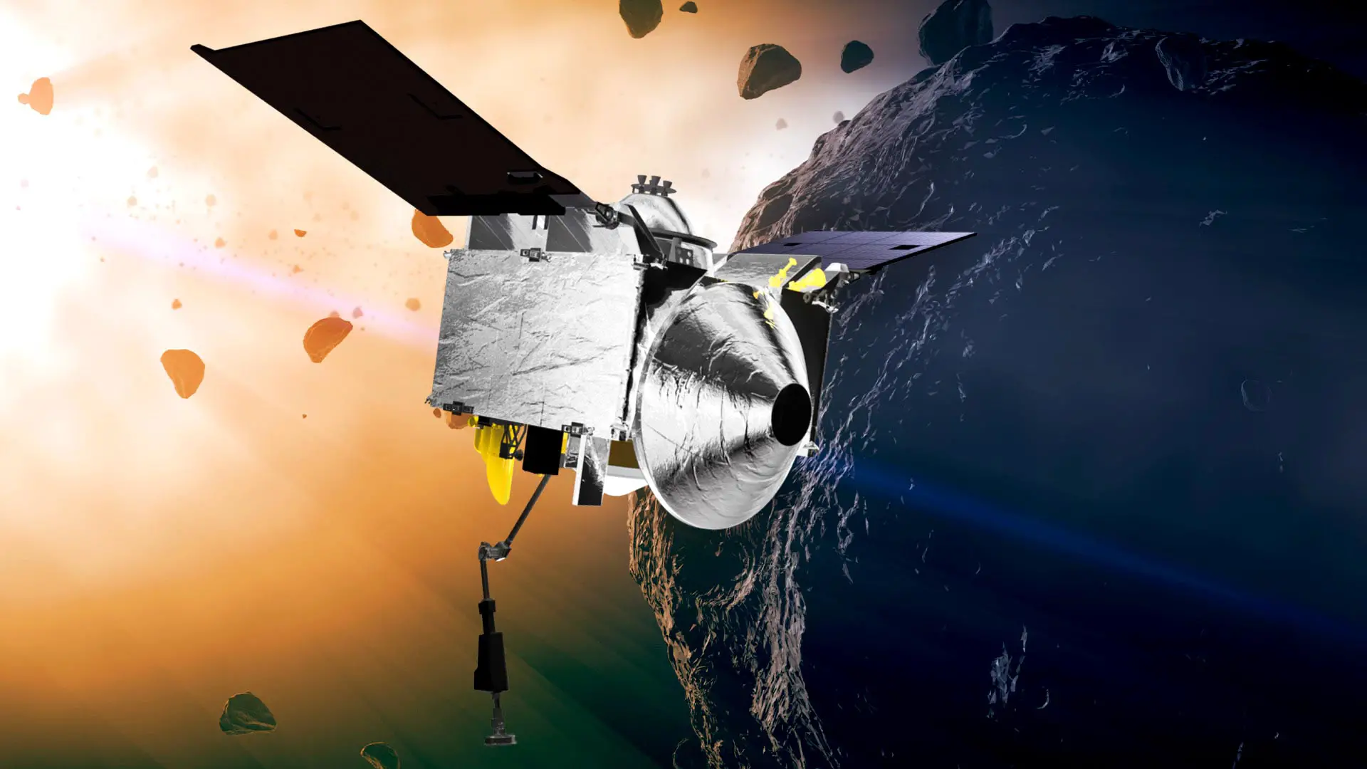 У NASA розкрили контейнер з ґрунтом астероїда Бенну і виявили там усюди чорний пил