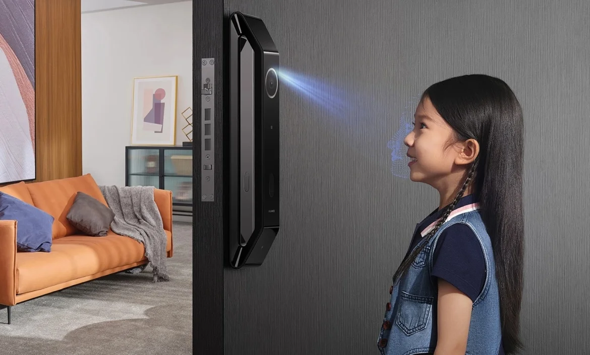 Випущено дверний замок Huawei Smart Door Lock Series 2.0 із покращеним 3D-розпізнаванням обличчя AI