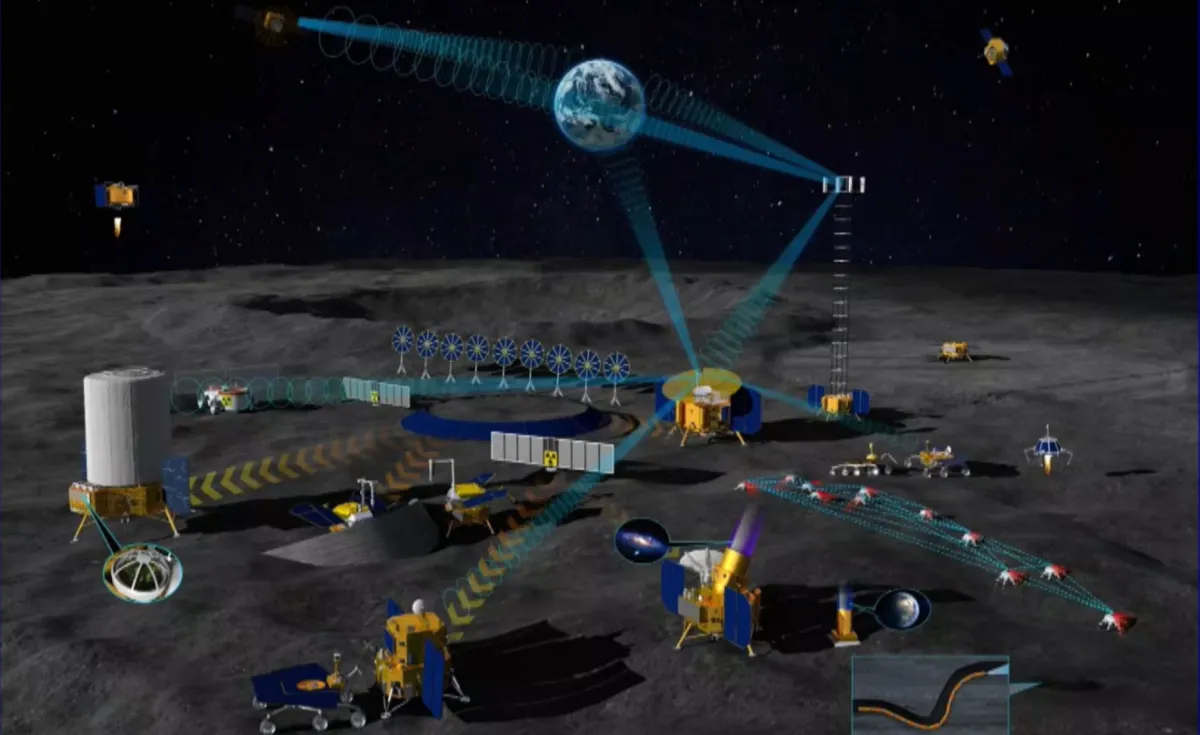 Китай показав концепт Міжнародної місячної станції