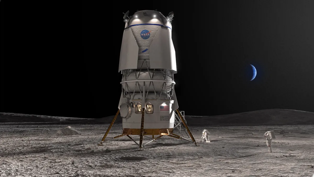 NASA вибирає Blue Origin для розробки другого посадкового модуля Artemis