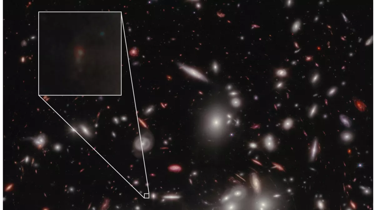 James Webb помітив найслабшу галактику в новонародженому Всесвіті